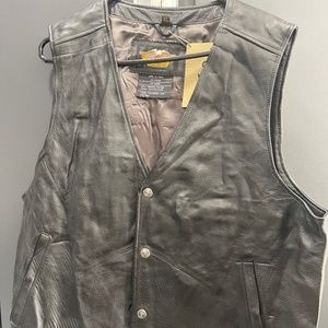 Harley Davidson leather vest